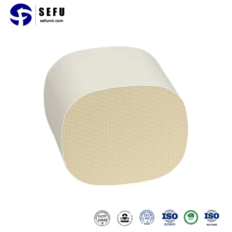 Sefu Ceramic Catalyst Substrate Automotive Three-Way Catalytic Converter Ceramic Filter Element White Carrier