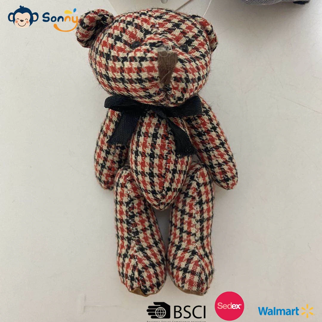 Amazon Hot Selling Chinese Factory Products 3 Asstd Small Animals Bear Plush Toy BSCI Factory