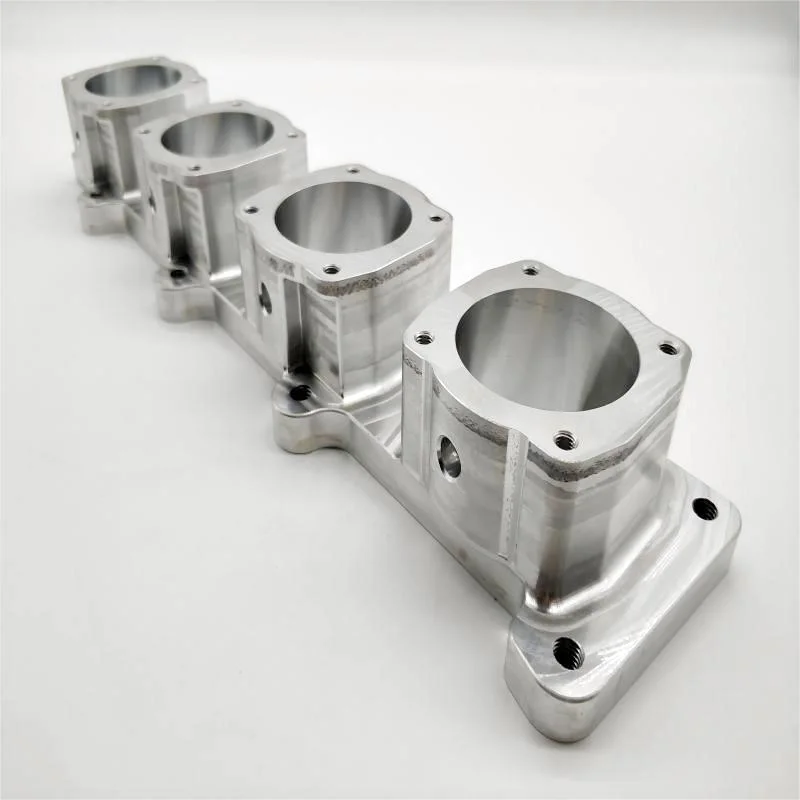 CNC Aluminum Parts Machining CNC Four-Axis Five-Axis Machining Stamping Tube Base Machining