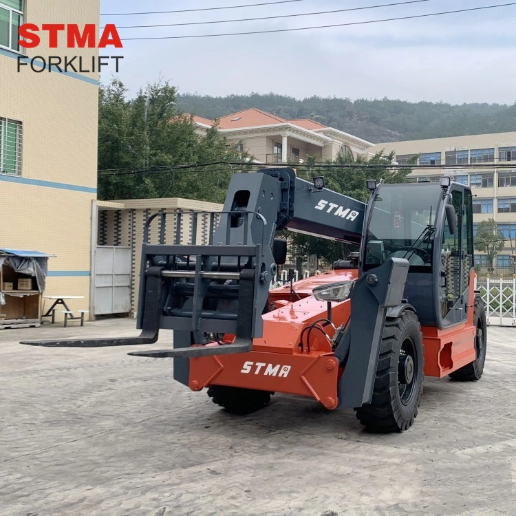 Stma Factory 3t Small Telehandler Forklift Container with Cummins EPA Engine