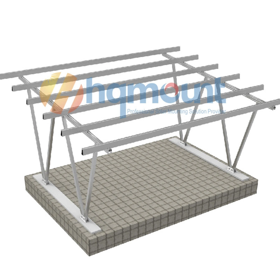 HQ Mount Aluminium Carport Halterungen Solar-Befestigungssystem für Auto Parken