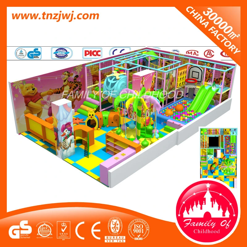 Rainbow Theme Indoor Kids Playground Labyrinth for Amusement Park