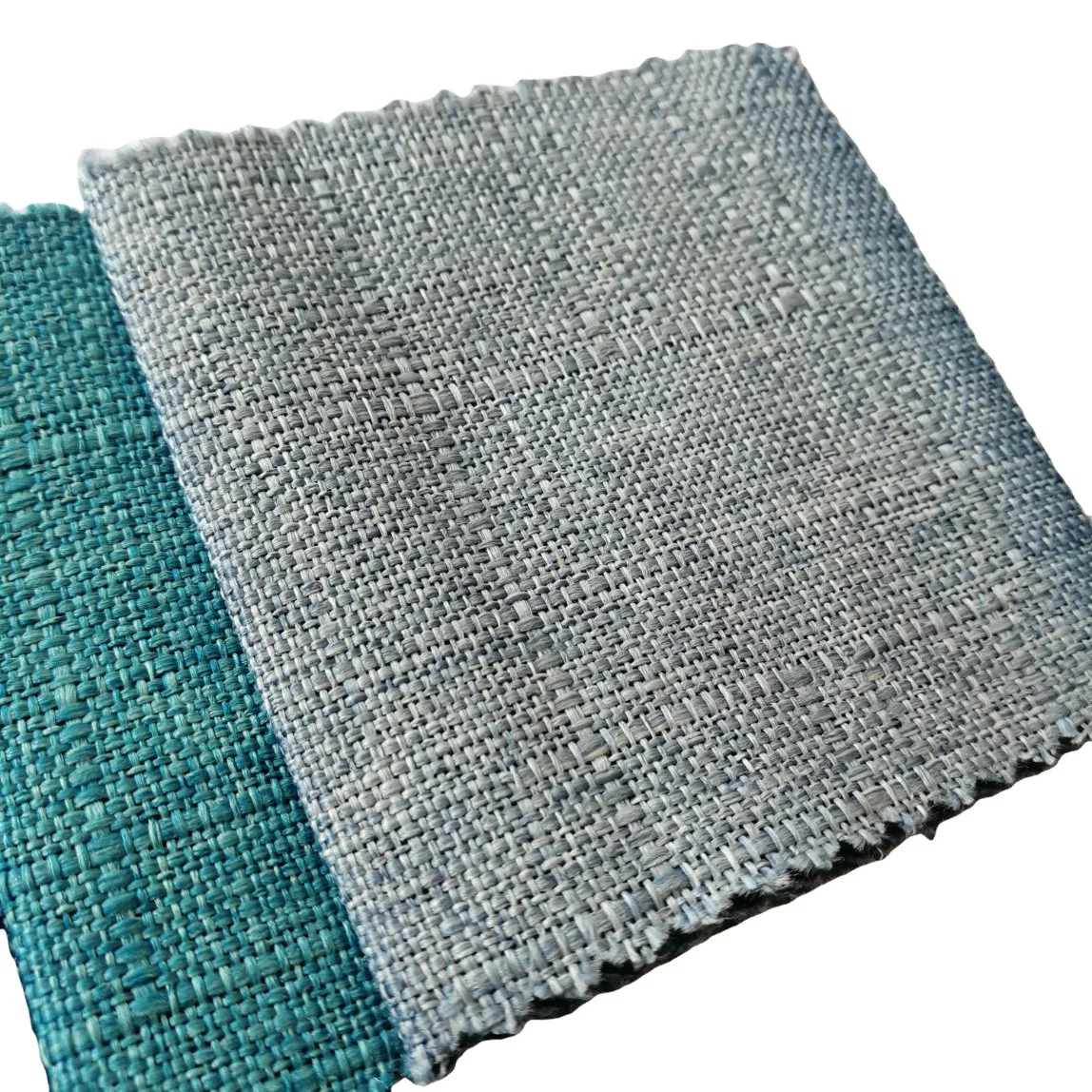 H01p Home Textile Slub Effect Faux Linen Sofa Cover Fabric for Furniture Cushion