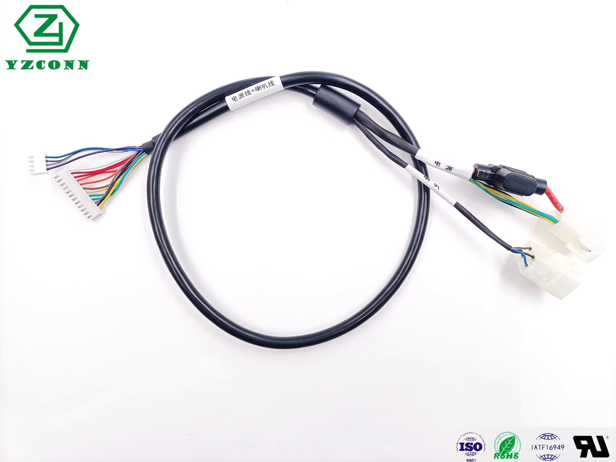 Manufacturer Custom Auto Wire Harness Cable Assembly Speaker Customized Wire Harness