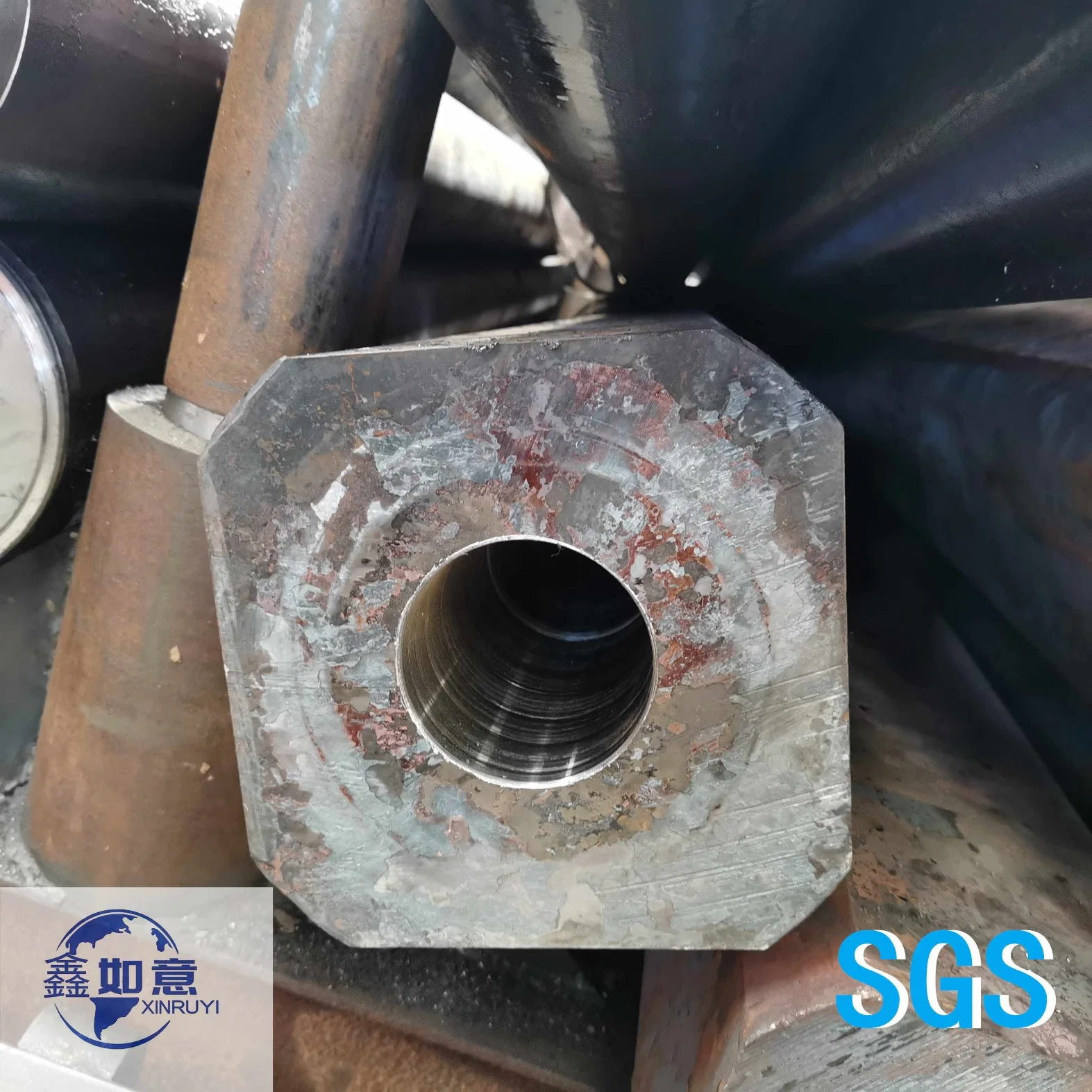 AISI 4145h Mod SAE 4330V Mod Forging Forged Steel Tungsten Carbide Hardfacing Welding Overlayed Raise Boring Machine Drill Stabilizer /Stem Bar