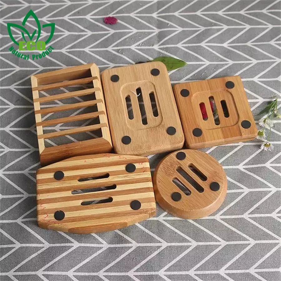 Wholesale/Supplier Natural Bamboosoap Dish Tray Holder Bamboo Soap Dish Bamboo Soap Tray