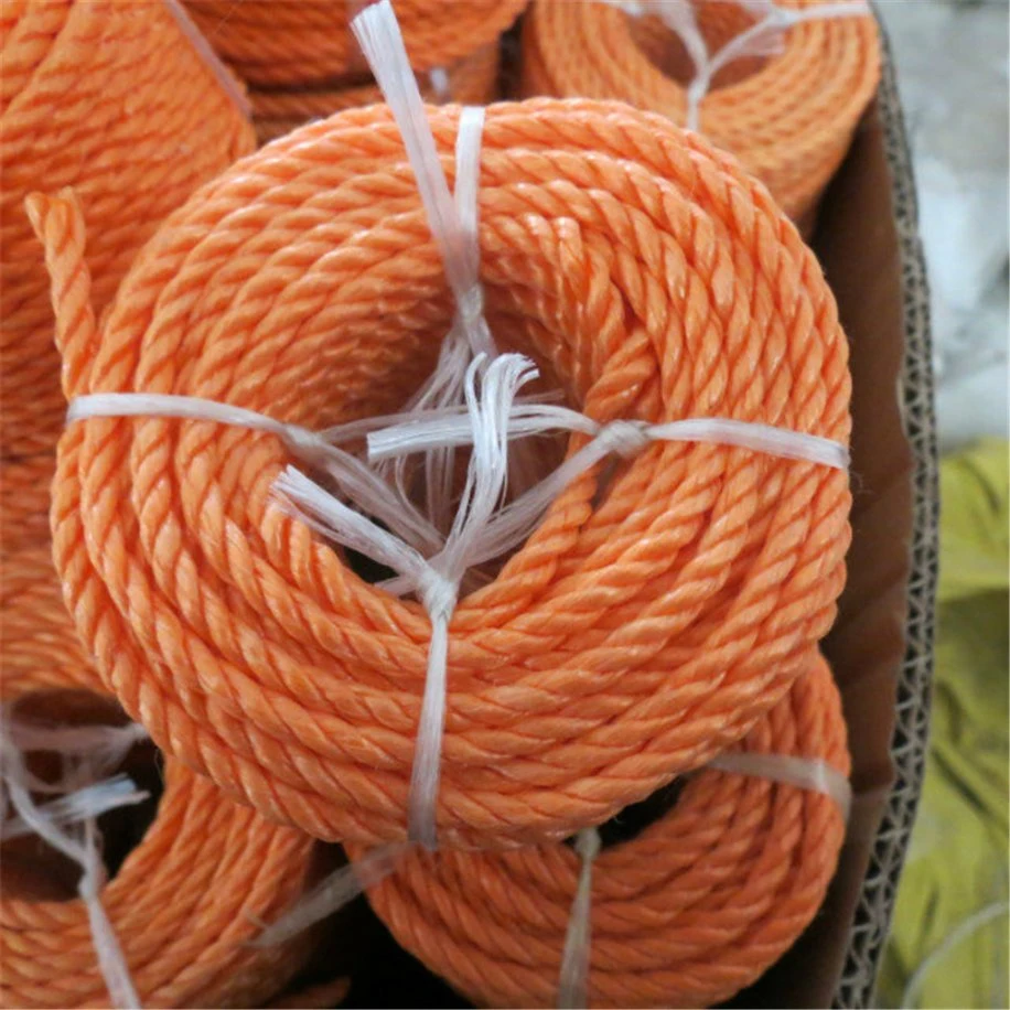 High Strength Polypropylene PP Plastic Twisted Packaging Rope Cord String Twine for Fishing Net