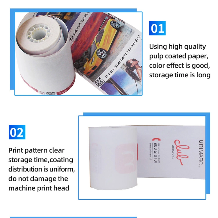 Sample Customization 57mmx50mm Thermal Paper Rolls Receipt Paper