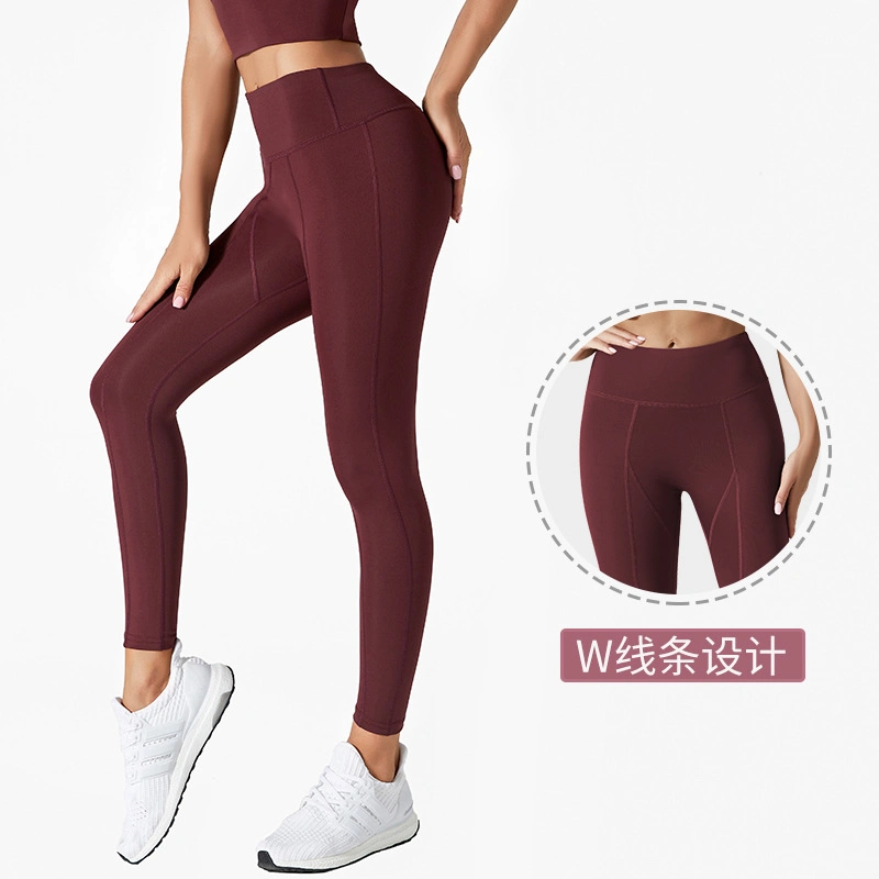 Haute qualité Doux Respirant Corps Forme Serrée Sports Jeunes Femmes Mode Personnalisée En Gros Pantalon de Legging de Course de Gymnastique de Piste de Yoga