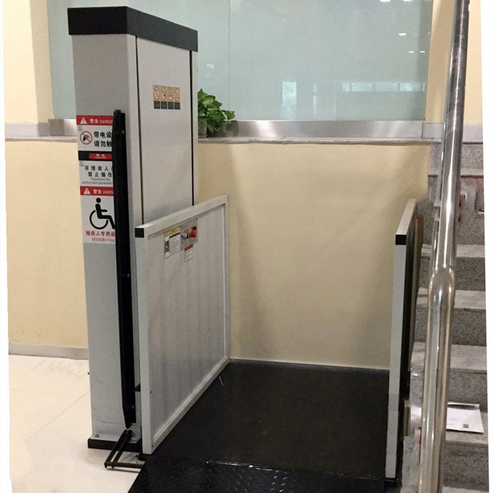 Portable Wheelchair Platform Lift Equipment for Disabled People