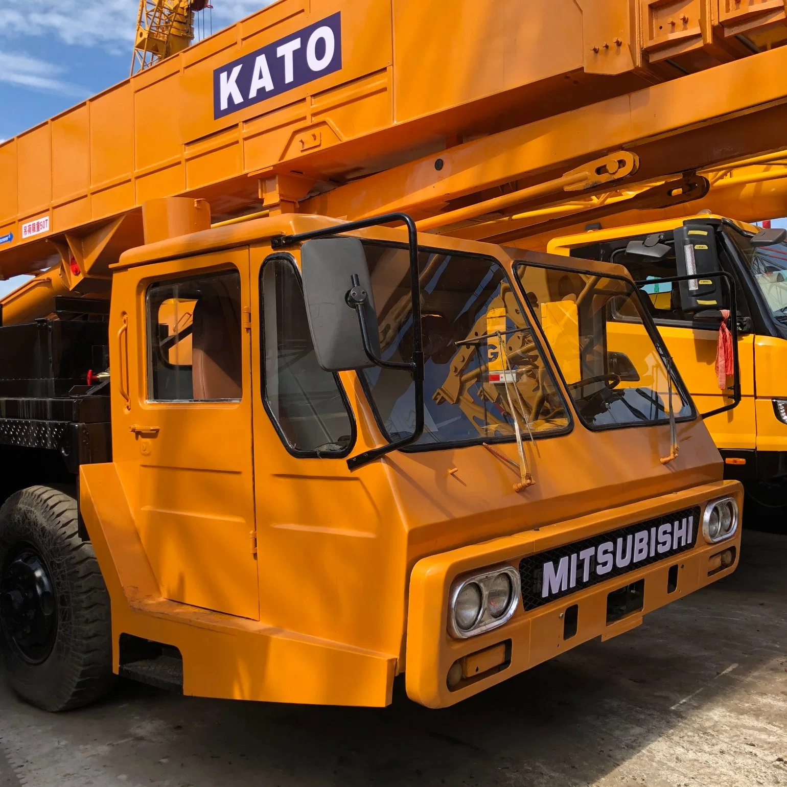 Utiliza el Japón Kato nk500e-V de 50 toneladas de la grúa Carretilla, Buena maquinaria de construcción