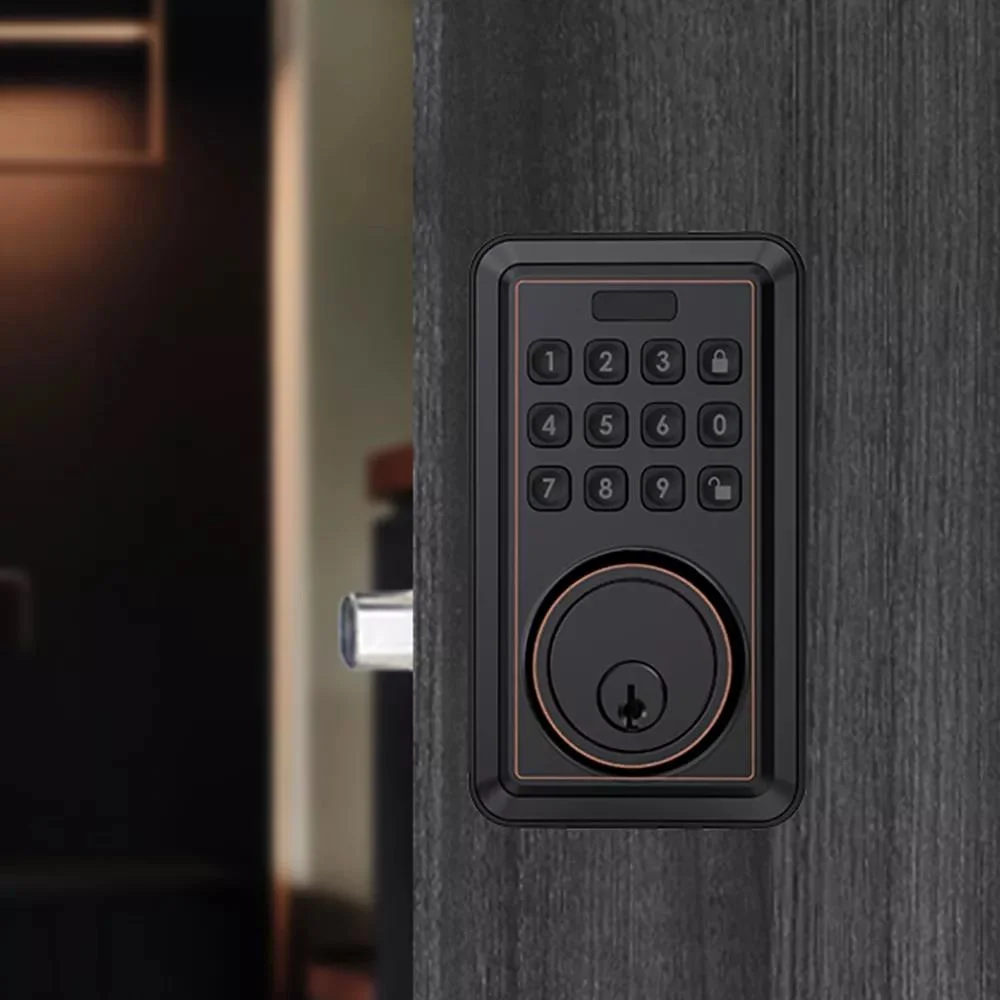 Smart Fingerprint Door Lock Password Remote Control for Glass Door