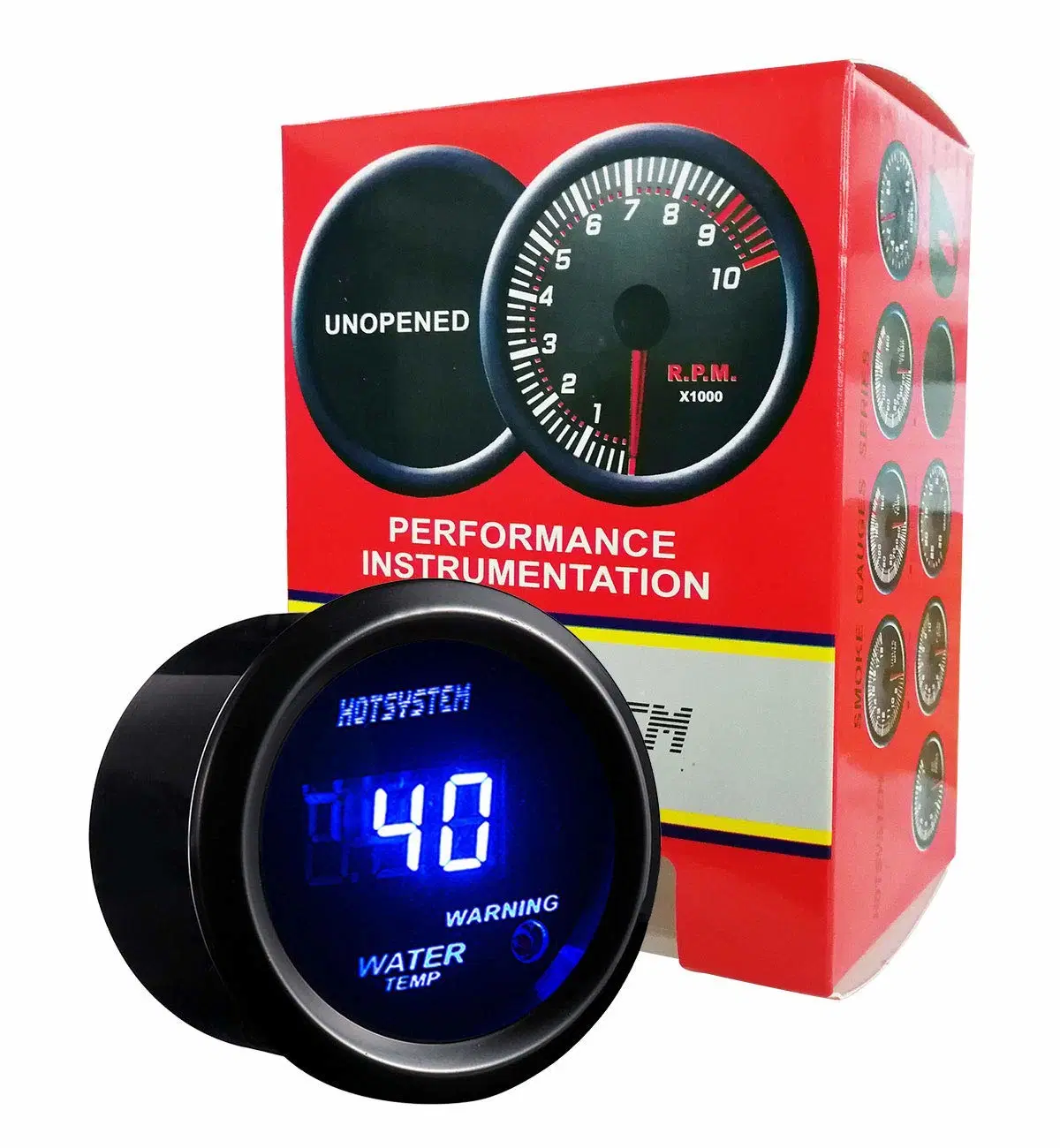 Electronic Universal Water Oil Temp Temperature Celsius Meter Gauge