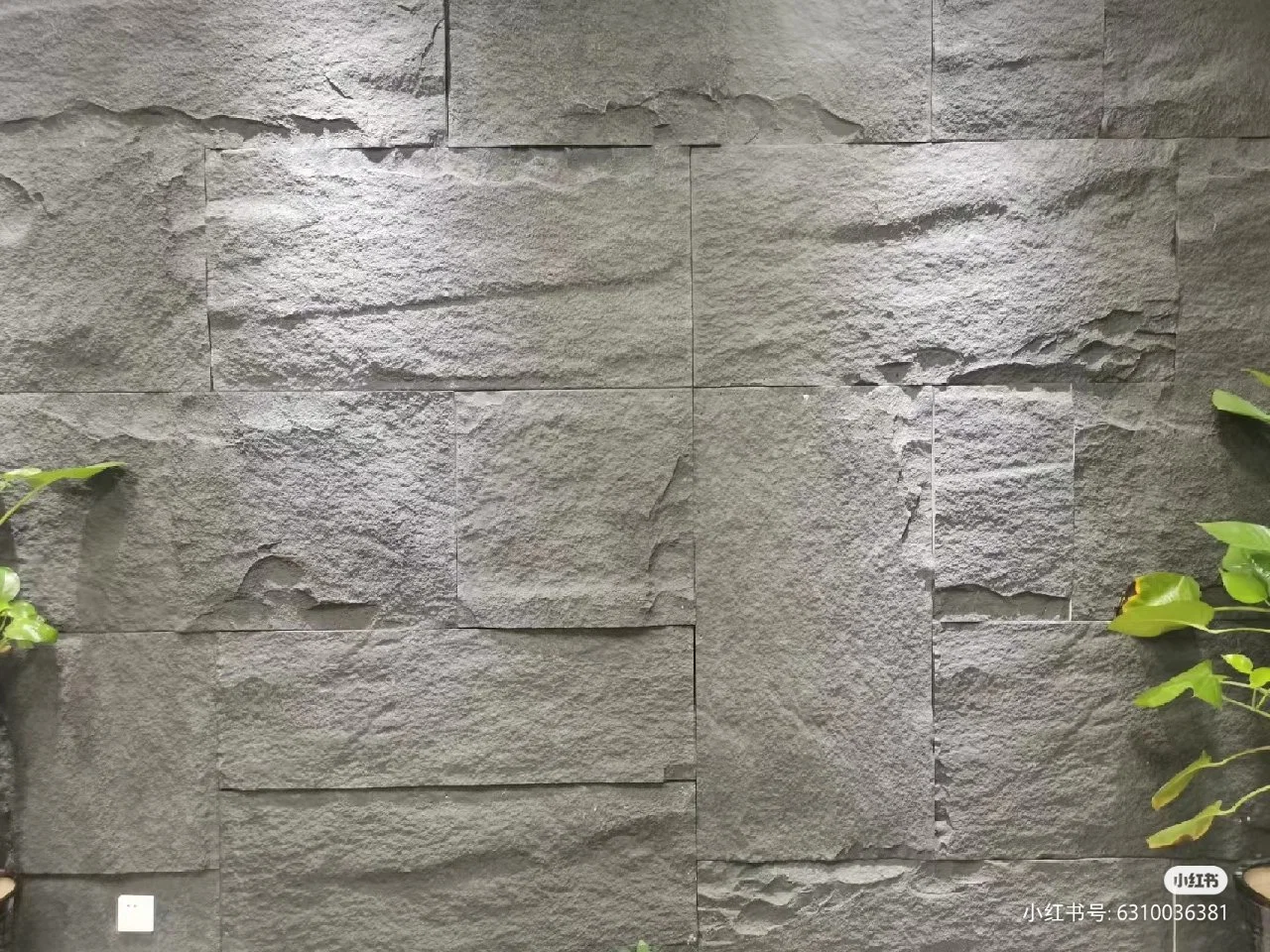 Paroi extérieure en polyuréthane avec panneau en pierre en pu imitation pu Pierre