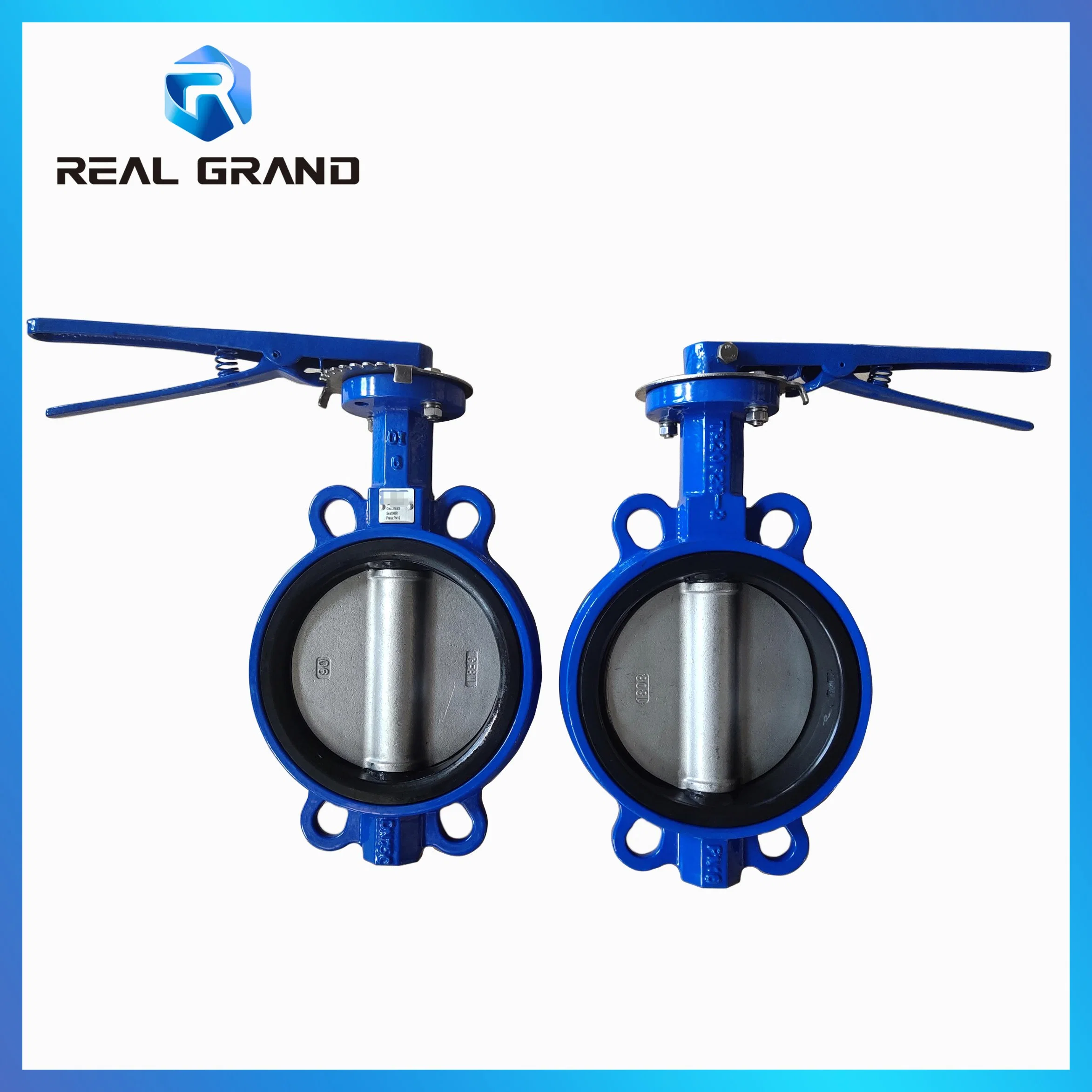 API 609 6 Inch Hand Gear Operated Wafer Lug Type Stainless Steel DN100 Butterfly Valve