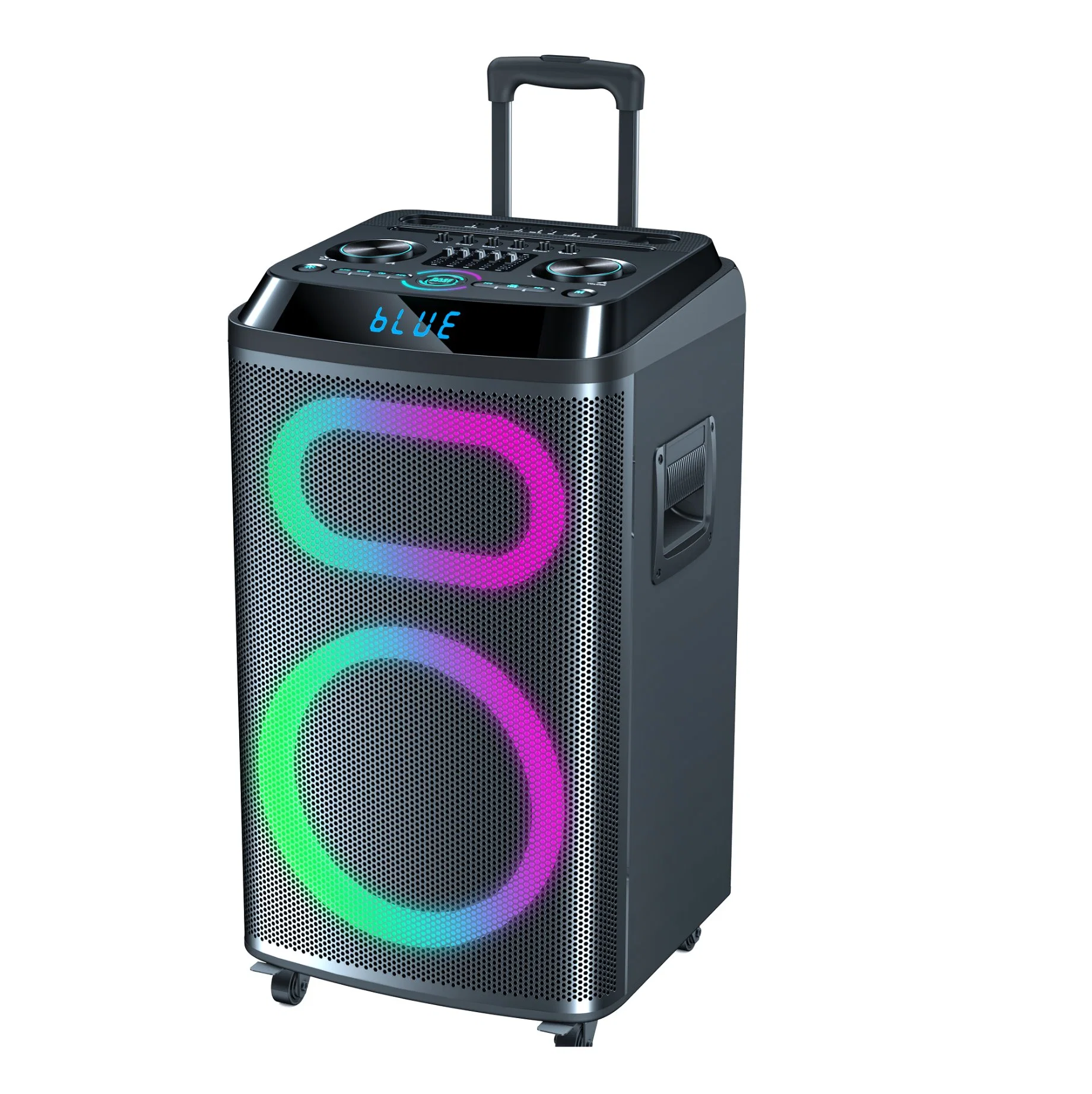 Professional Active Trolley Speaker Wireless Mobile Bluetooth Audio Box Big Pwer Sound Box