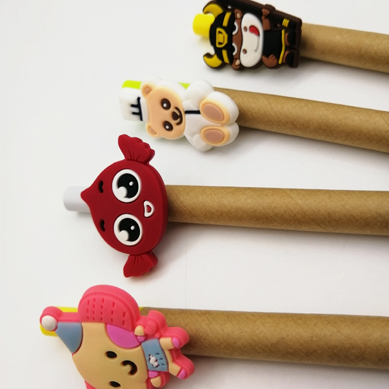 Plastic Novelty Cartoon Ball Pen with Customizable Pattern Custom Pens