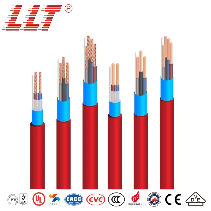 2 Core 1.5mm Silicon Jacket Fire Alarm Cable for Decoration Hotel High Building Airport