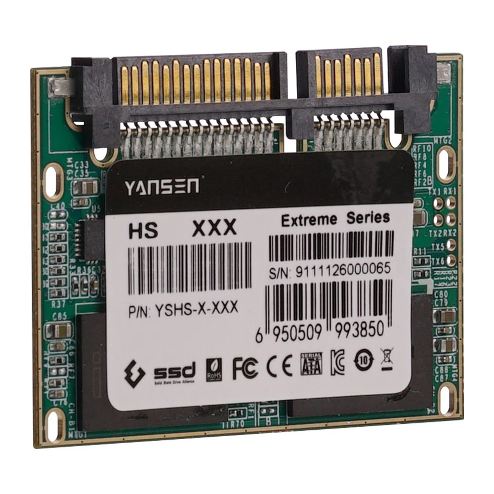 Yansen Direct Supply Industrial Half Length Msata SSD SATA III 128GB MLC Flash Storage