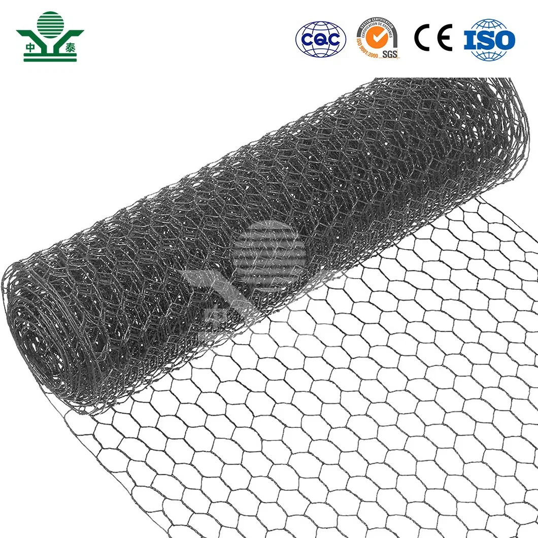 Zhongtai Hexagonal Netting China Wholesale/Supplierrs 0.5-1.5mm Wire Gauge Green Plastic Chicken Wire Mesh Used for Coated Hog Wire Fencing