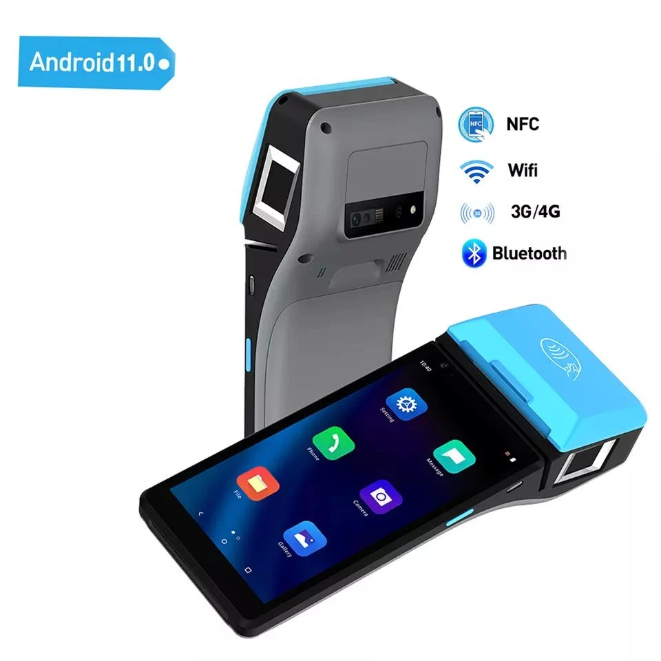 Android 11.0 RFID POS Terminal WiFi 4G جهاز الدفع المحمول أنظمة وضع انتظار السيارات (Z500)