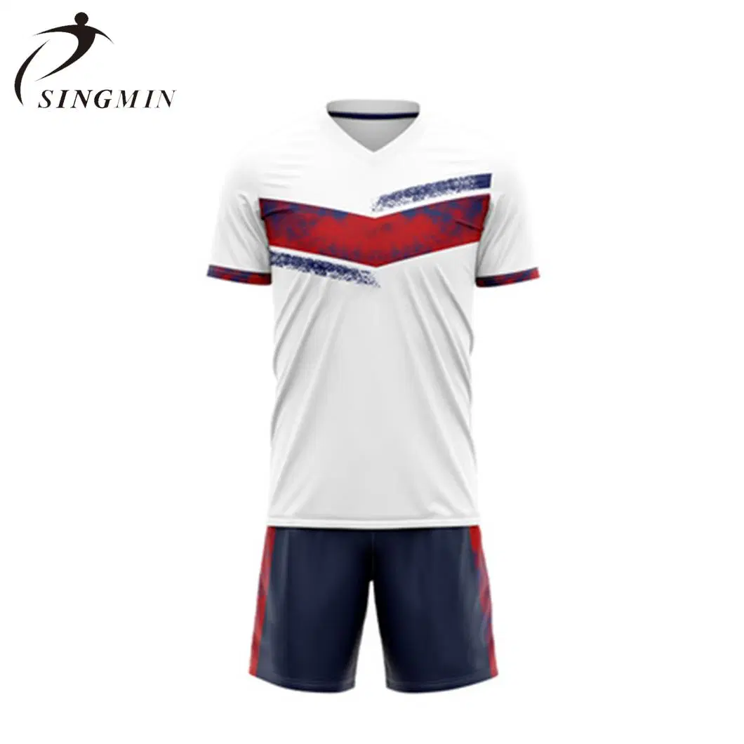 Vêtements de football personnalisés ensemble de maillot de football à sublimation uniforme pour le club