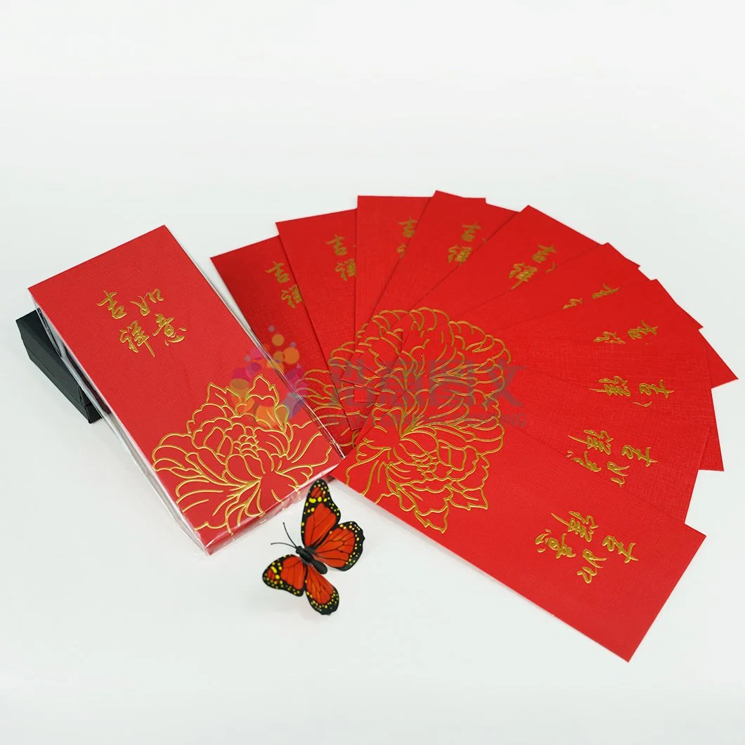 China Wholesale Sofitel Hotel New Year Red Envelope Custom Packaging