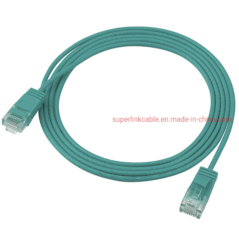 OEM Multi Stranded Coductor of Patch Cord LAN Cable for 28AWG UTP FTP CAT6 CAT6A Cat5e Cat7 Custom Length Computer Network Data Cable