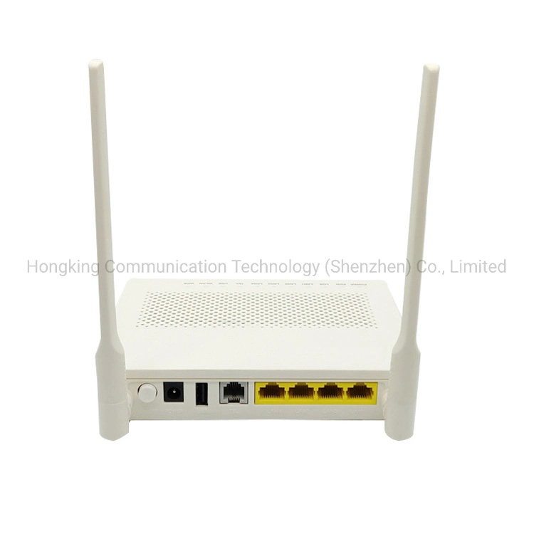 جهاز توجيه Hg8546m Gpon ONU جديد ومتوفر 1+3fe+1puss+1USB+WiFi مع جسر PPPoE الوضع 8546 م