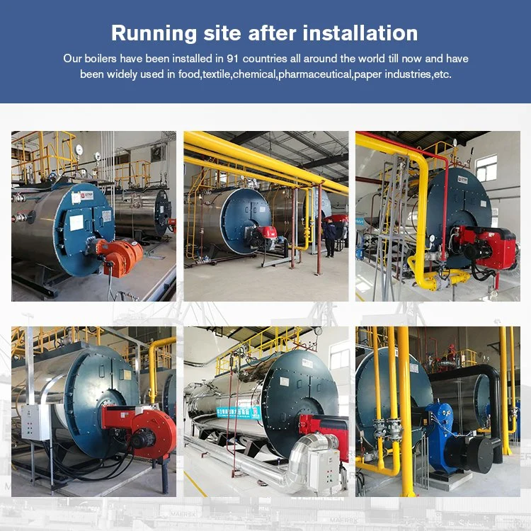 Wns15-2,5-Y (Q) 15 Tonnen 2,5 Bar 2,5MPa Erdgas Diesel Dampfkessel Mit Schwerölfeuerung