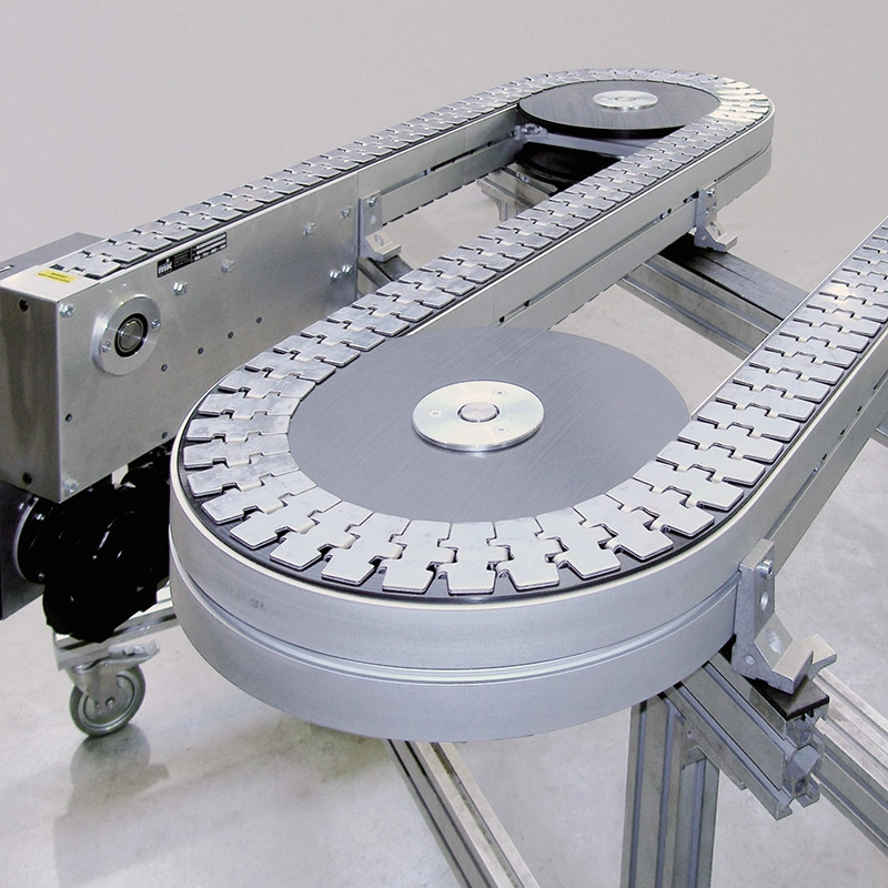 83G Cleated Flexible Conveyor Chains for Modular Aluminium Conveyor Systems