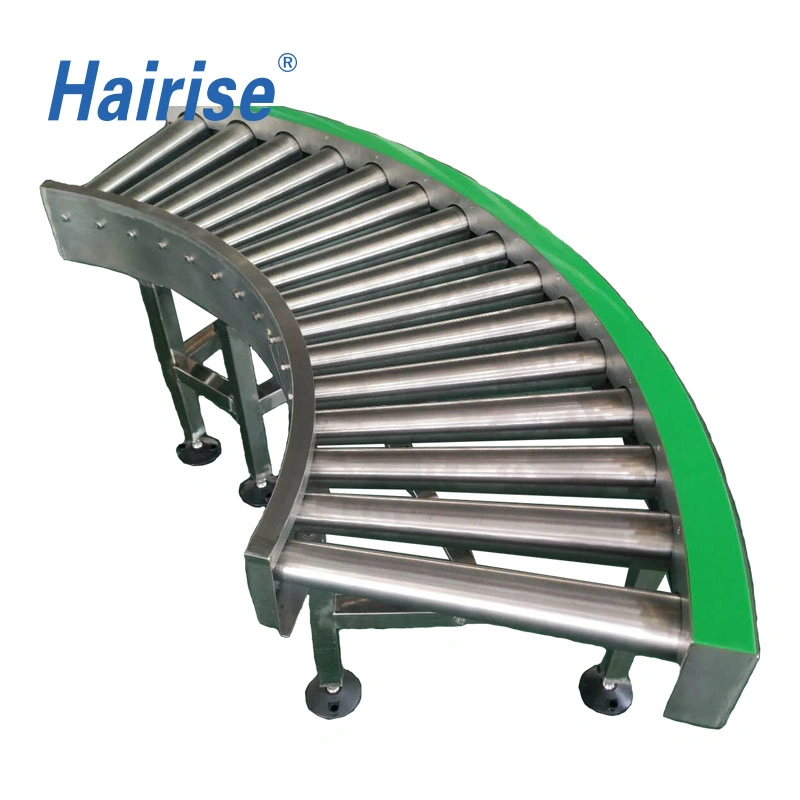 Hairise Edelstahl 304 wtih FDA &amp; GSG Zertifikat automatisierte Rad Rollenbahn