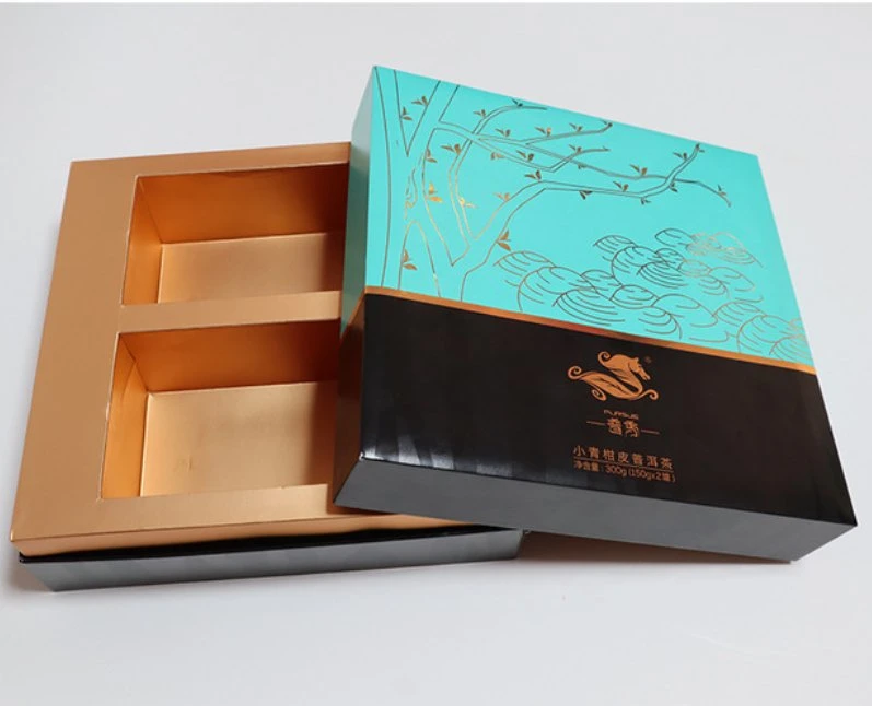 Rigid Cardboard Foldable Paper Gift Packaging Luxury Box with Ribbon/Magnetic Closure/Drawer/Lid for Storage/Jewelry/Wine/Candle/Tea/Rose