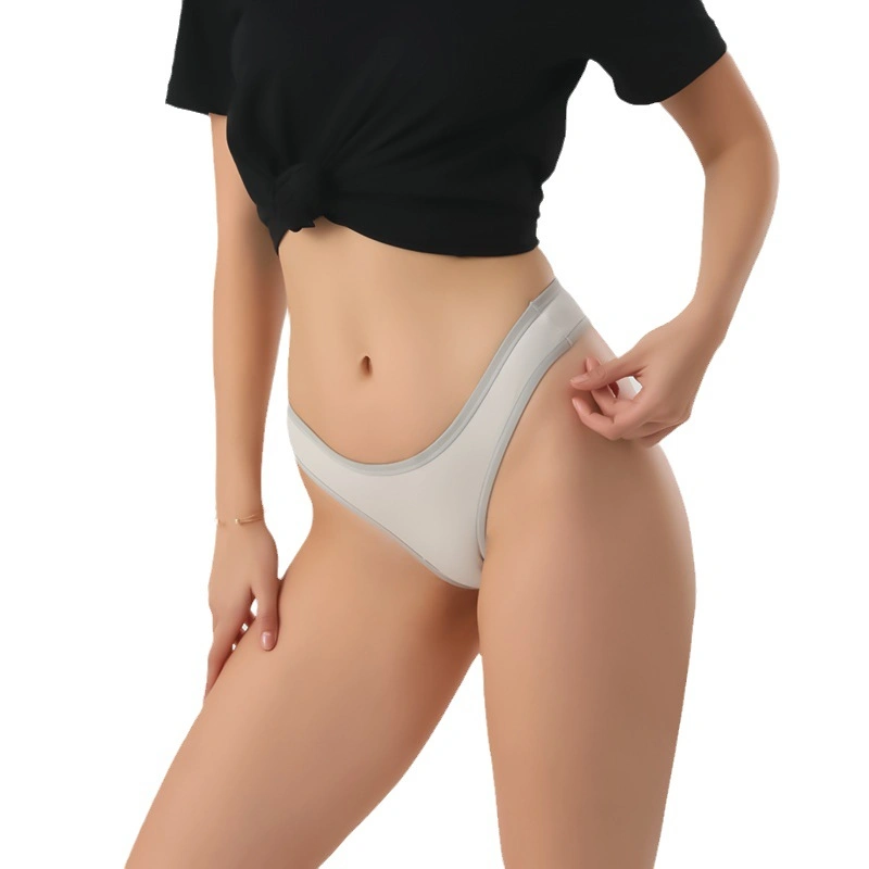 Culottes en coton pour femmes, taille basse, string sexy, confortable et invisible, culottes triangulaires.