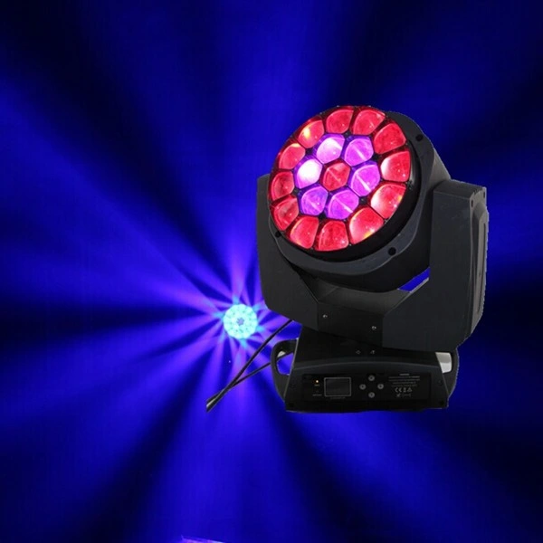 19*15W Bee Eye LED Moving Head Light Spot Wash Beam 3in1 Moving Head Light