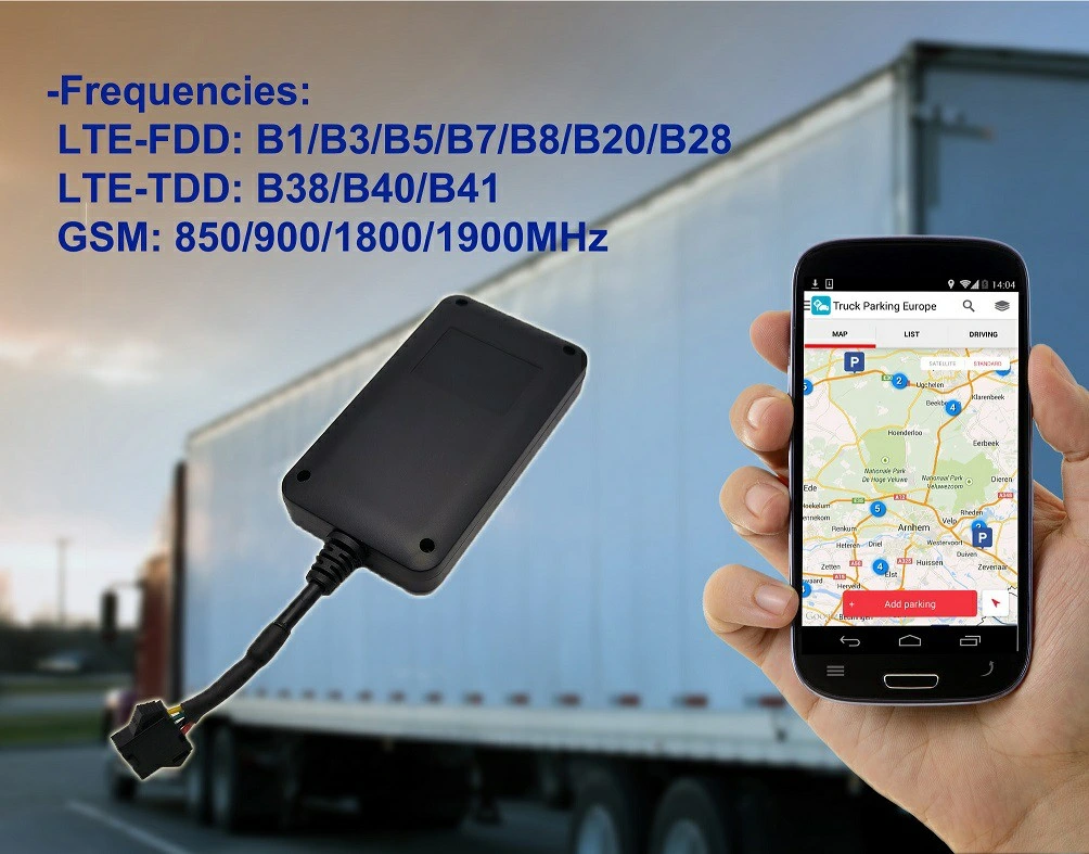 Customized GPS Tracker Anti-Shock Tracking GPS Tracker GPS for Car Motor Home Trailer City Bus