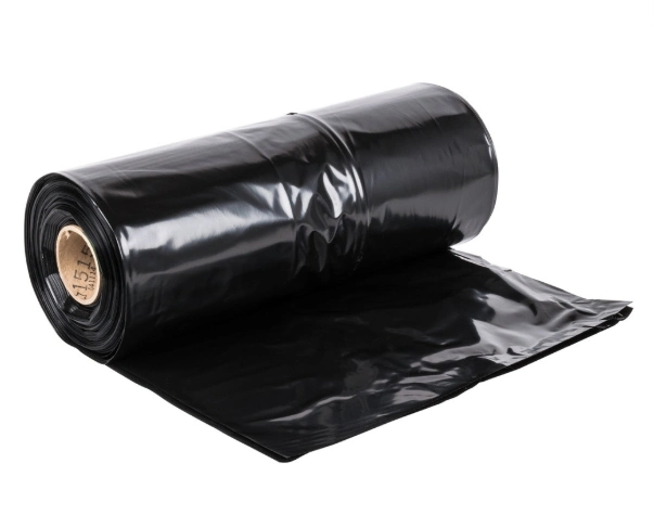 30 35 جالون 65X95سم 15 ميكرون علبة ضاغط النفايات HDPE حاويات أكياس باللون الأسود مع الطباعة