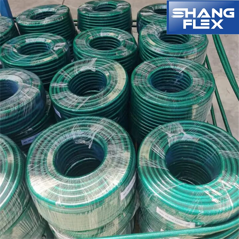 PVC Fiber Reinforced Garden Hose with Hose Nozzle Set