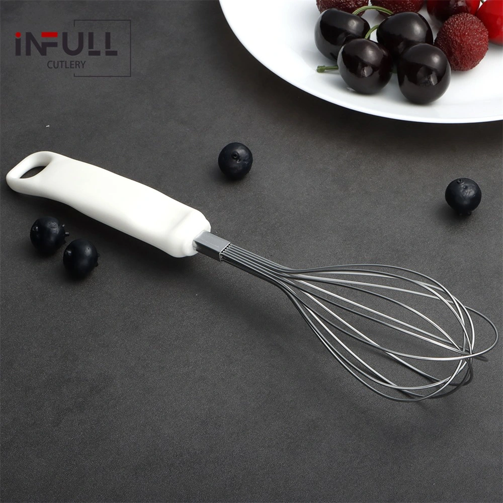 Ergonomical Anti-Slip Handle Stainless Steel Egg Beater