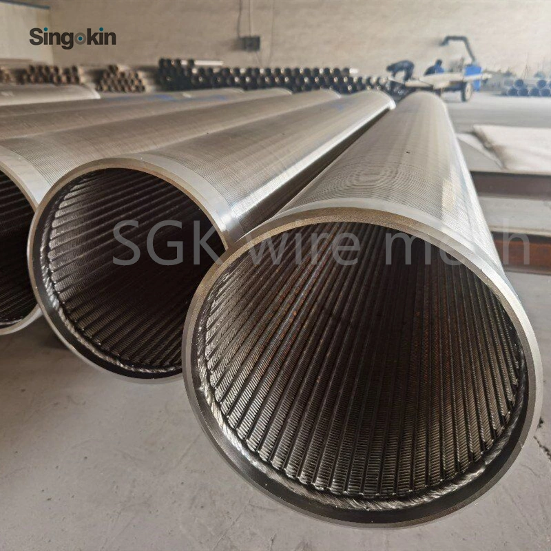 Perfil Wedge Wire Drilling casing Johnson Pipe Water Well Screen