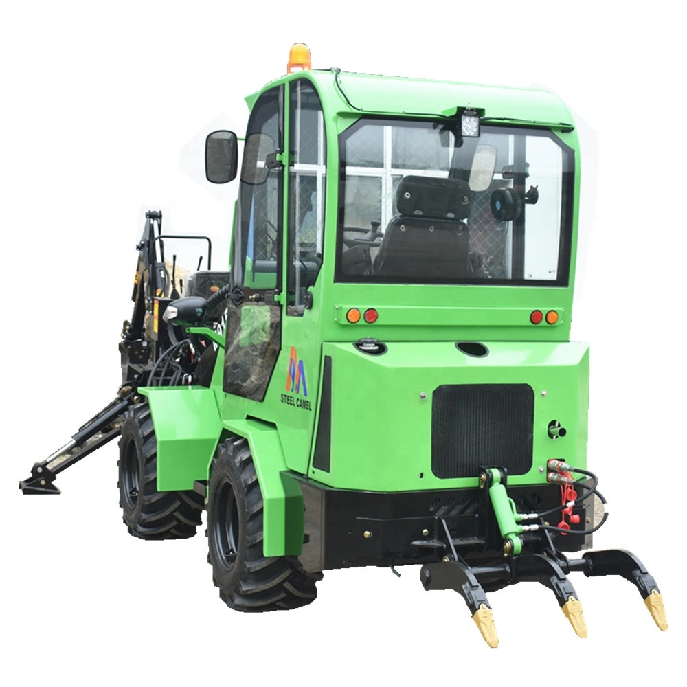 Agricultural/Farm/Garden 1.5t/2t Small/Mini/Compact/Telescopic Wheel Front End Backhoe Loader for Sale