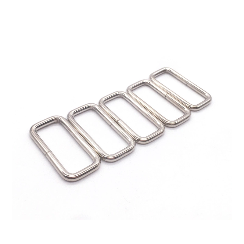 Metal Ring Bag Strap Buckle Iron Metal Rectangle Ring for Handbag