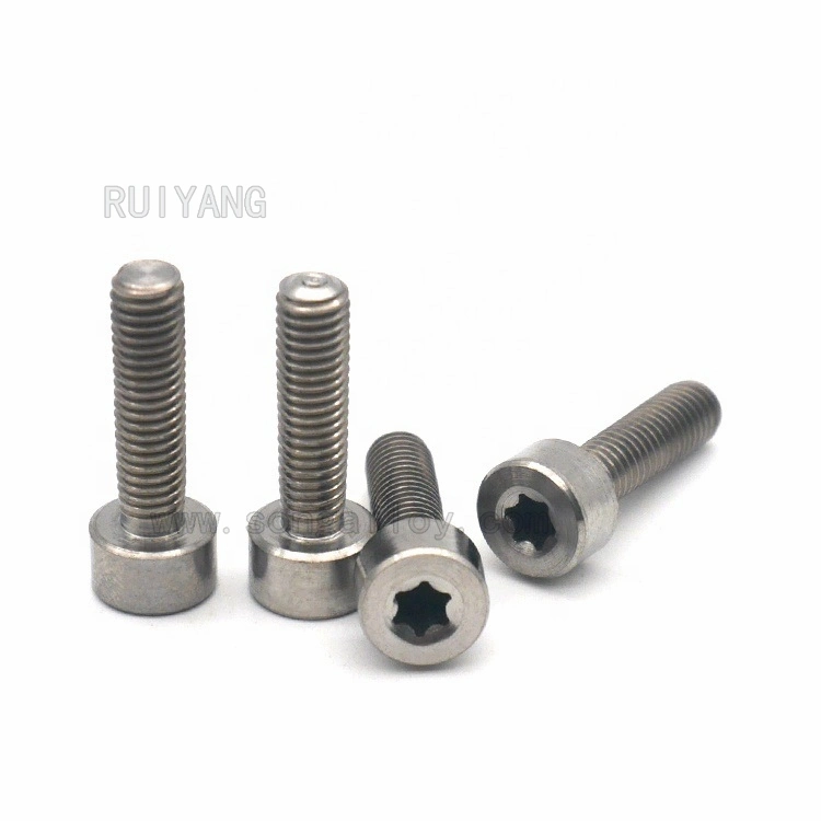 Titanium Gr1, Gr2, Gr5 Torx Socket Cap Head Machine Screws