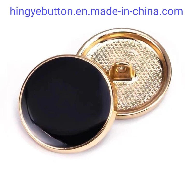 Metal Button Zinc Alloy Epoxy Foot Shank Button for Garment Accessories