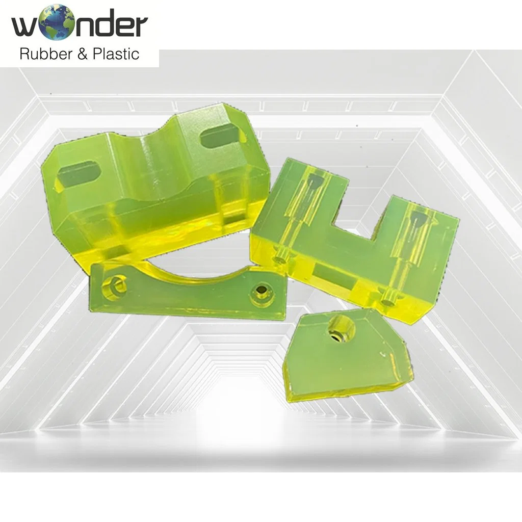 Durable Wear-Resistance Elastic Polyurethane PU Rubber Shock Absorber Buffer Block