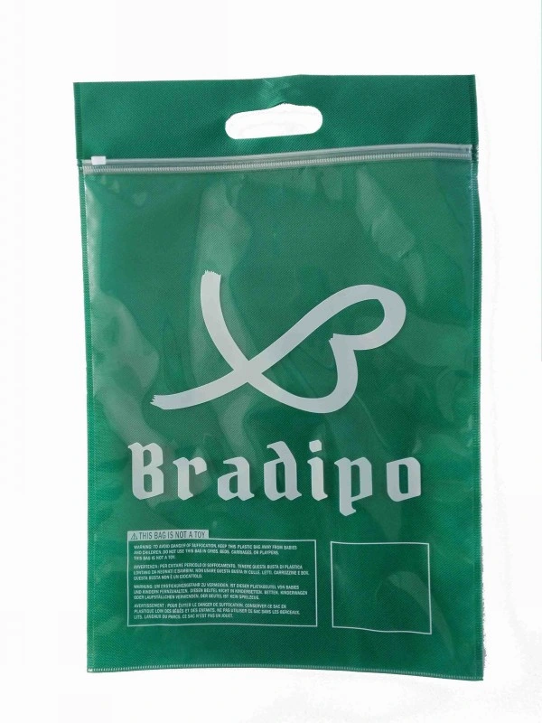 Household Textile Package Button Zipper Transparent PVC Bag