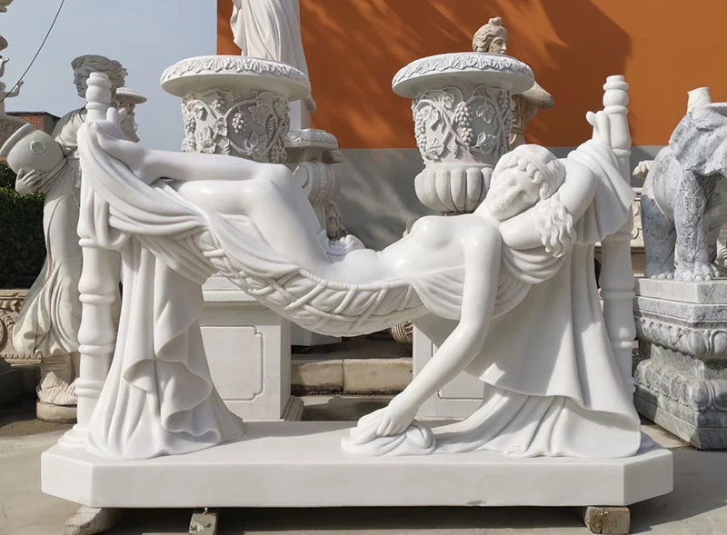 Marble Sculpture Statue Carved Stone Carving for Garden Decoration