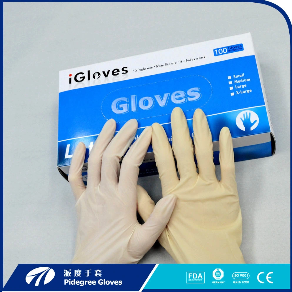 Dental Examination Gloves Latex, Latex Exam Glove Malaysia Manufacturer Medical with Design