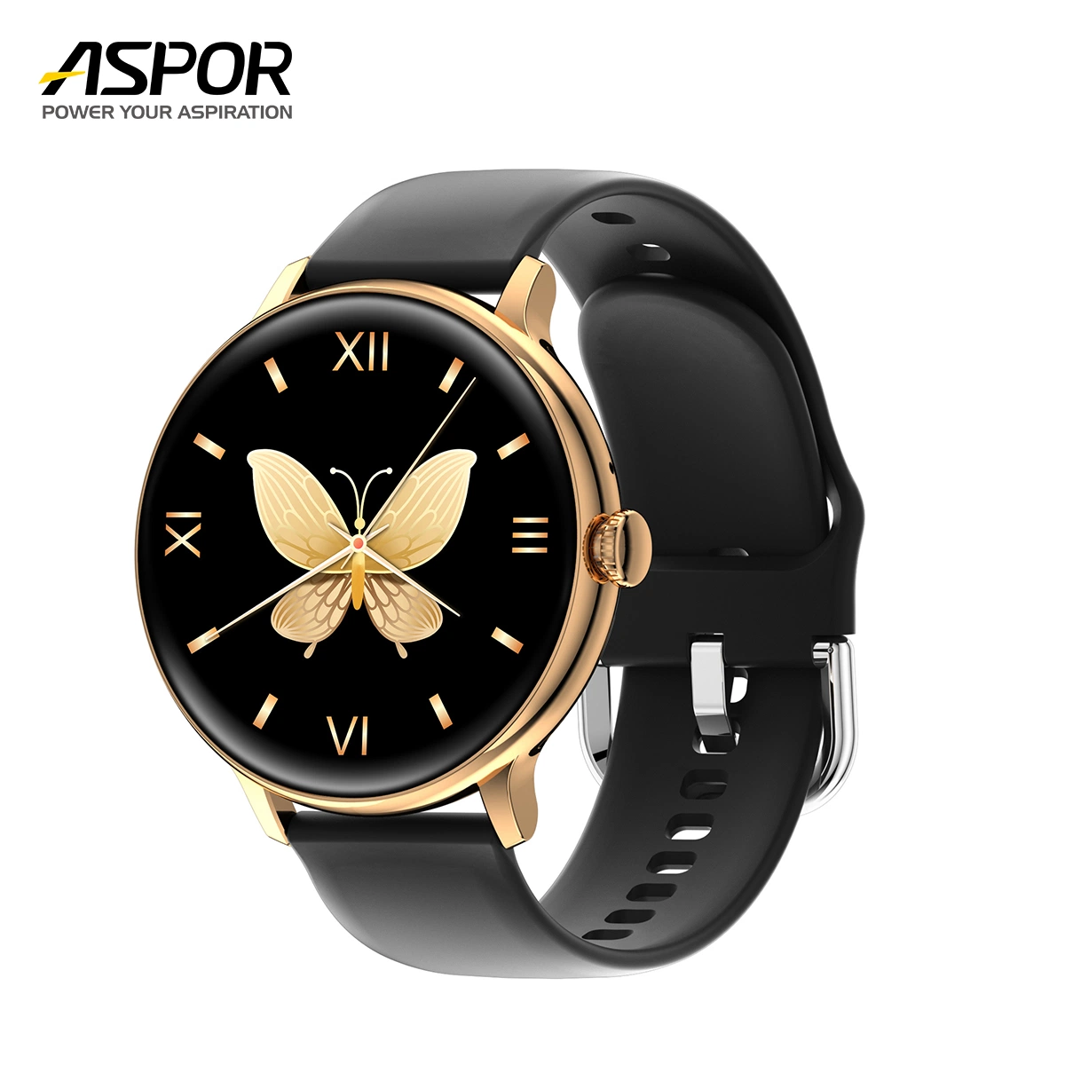 1.28 Inch Round Screen Inteligente Sports Heart Rate Sleep Monitoring Bluetooth Call Smart Watch Bracelet Wristband Smartwatch Aspor Brand