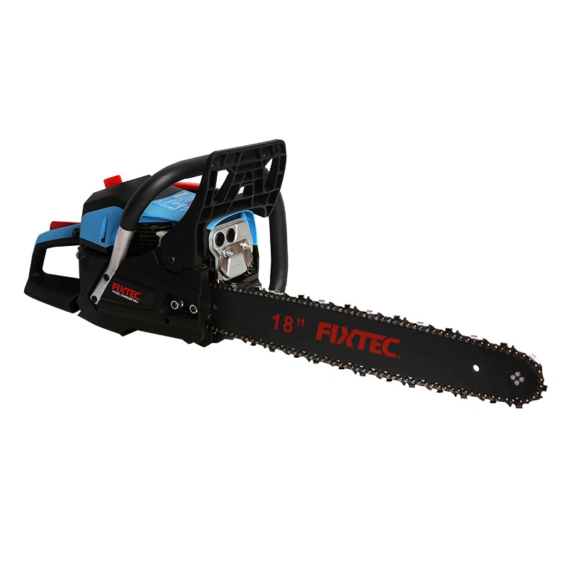 Fixtec 58cc 62cc essence Chainsaw 2 course 18'' 24'' Power Machine de coupe-arbre pour chaîne à essence moteur